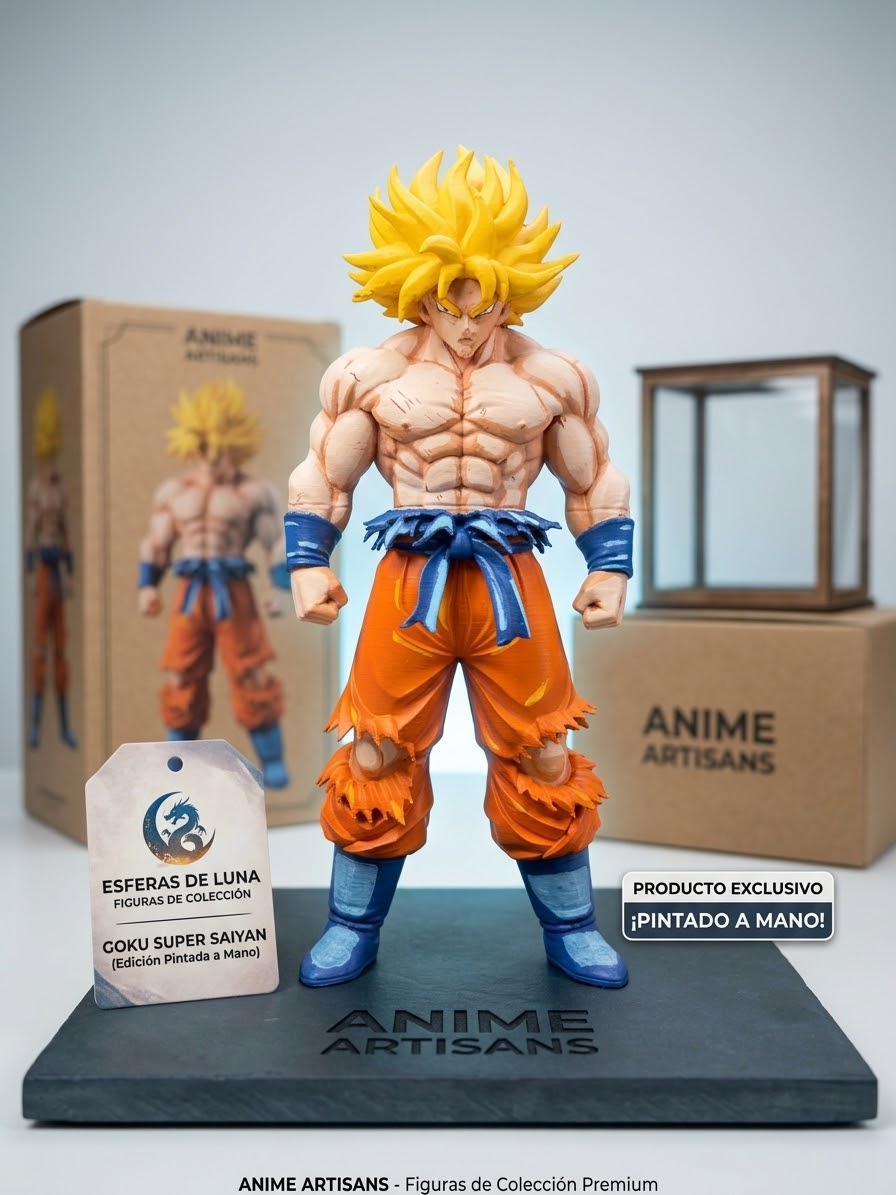 🔥 Goku Super Saiyan – Figura de Colección